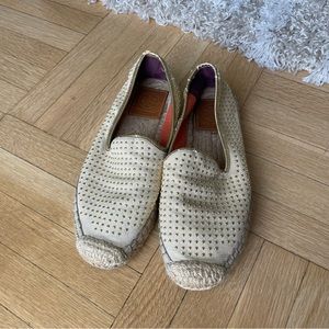 Tory Burch Gold Stud Espadrilles